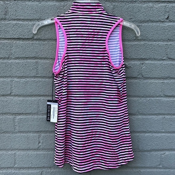 Tail Racerback Golf Top in Striped Plume | Size XS | NWT | UPF 50 - Picture 3 of 7
